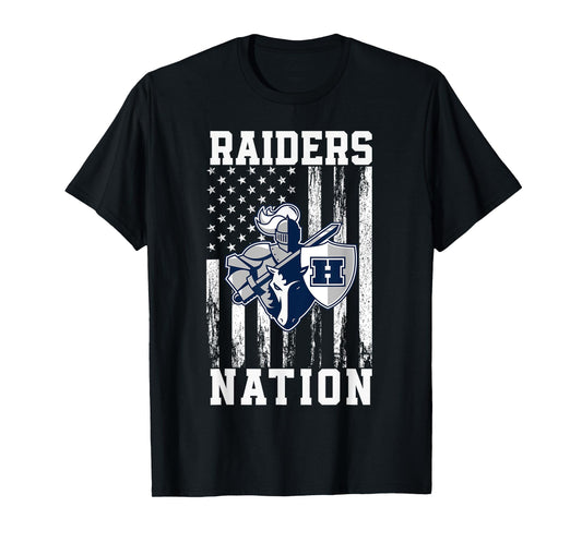 Hudson Raiders Logo Nation HS T-Shirt