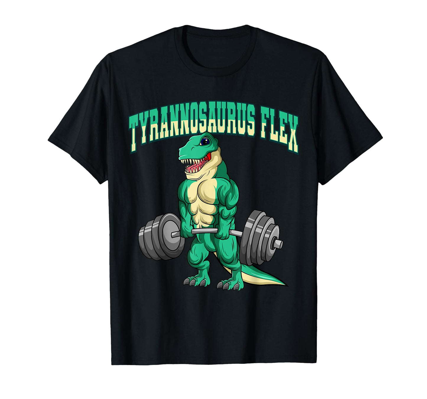Bodybuilding Fitness Tyrannosaurus Flex Dinosaur Dino T-Rex T-Shirt