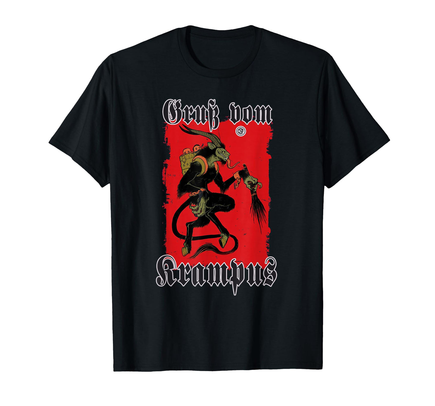 Greeting from Krampus Christmas Legend Figure T-Shirt