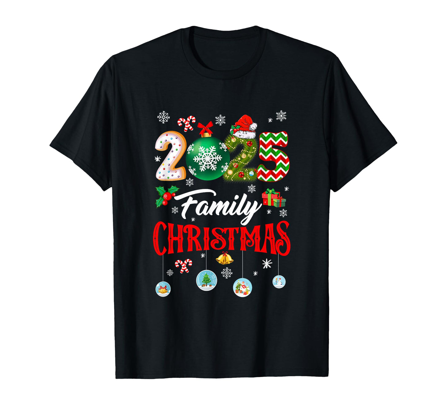 Family Christmas 2025 Matching Family Christmas Xmas Squad T-Shirt