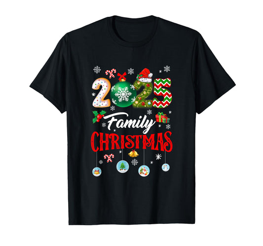 Family Christmas 2025 Matching Family Christmas Xmas Squad T-Shirt