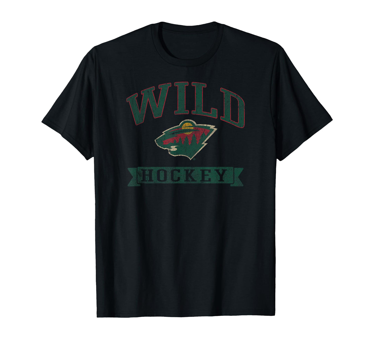 Minnesota Wild Vintage Hockey White Officially Licensed T-Shirt