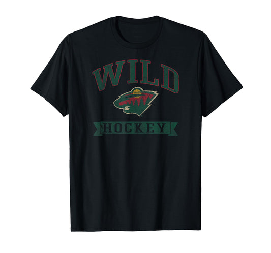 Minnesota Wild Vintage Hockey White Officially Licensed T-Shirt