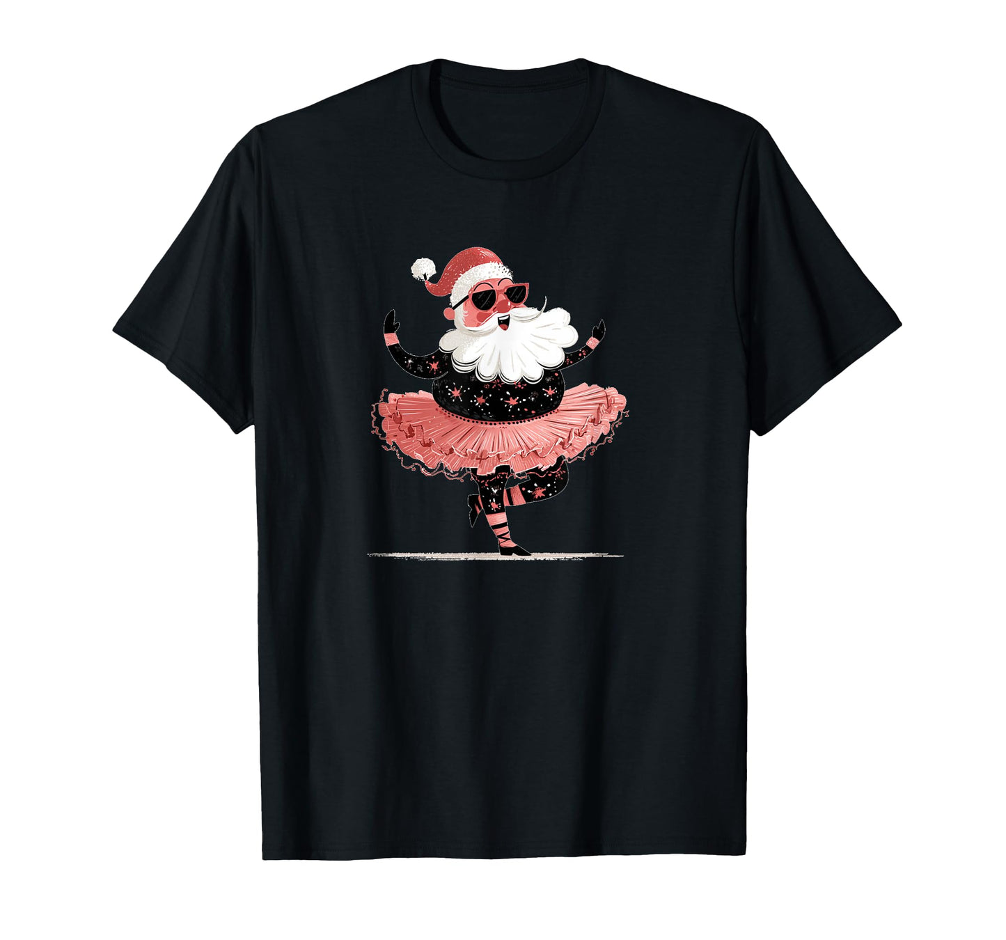 Gothic Santa Ballerina Look T-Shirt