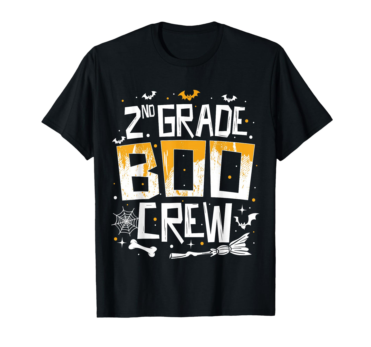 2nd Grade Boo Crew Teacher Student Funny Halloween Costume T-Shirt