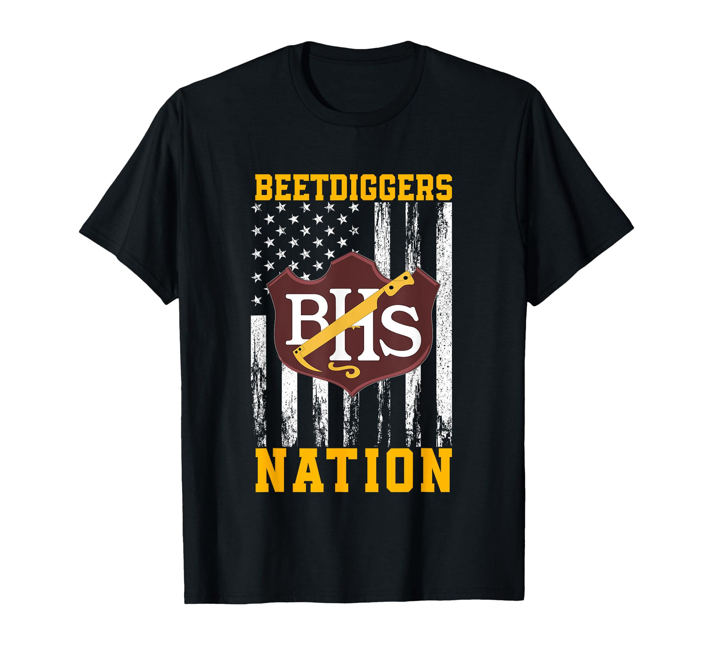 Brush Beetdiggers Logo Nation HS T-Shirt
