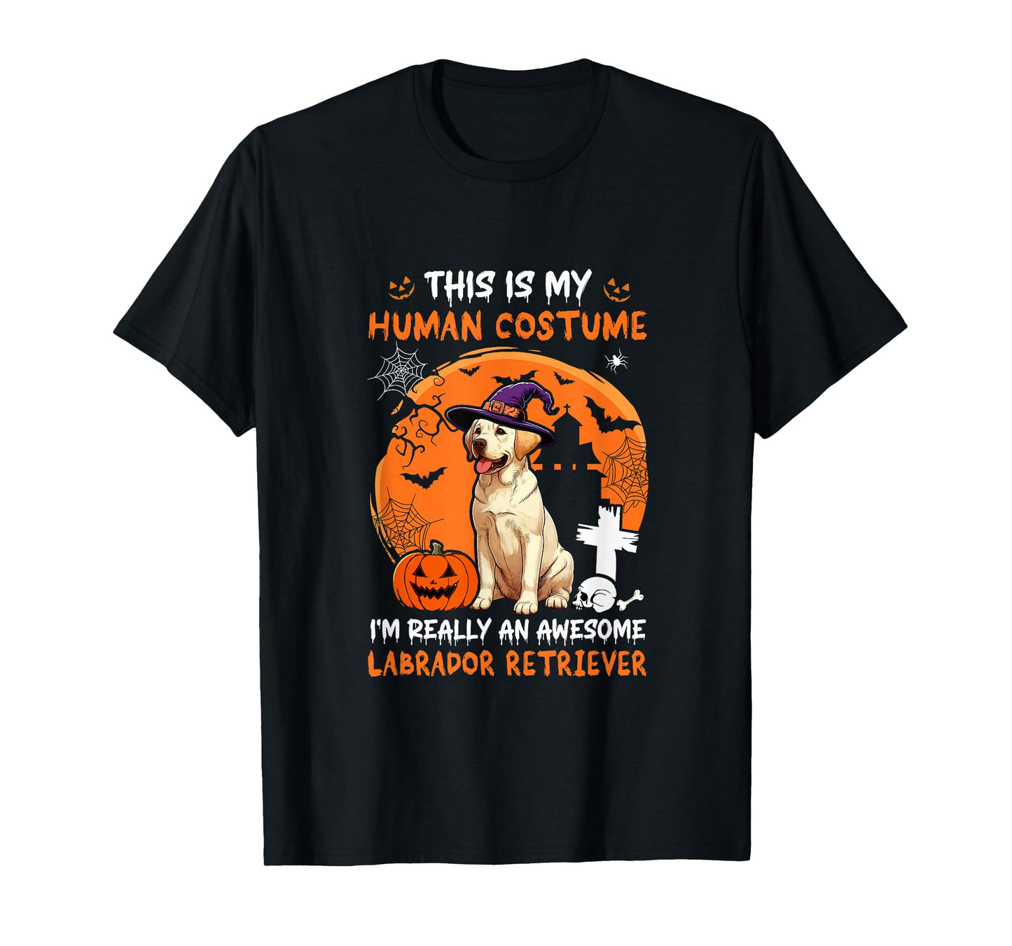 Human Costume Proud Awesome Labrador Retriever Halloween T-Shirt