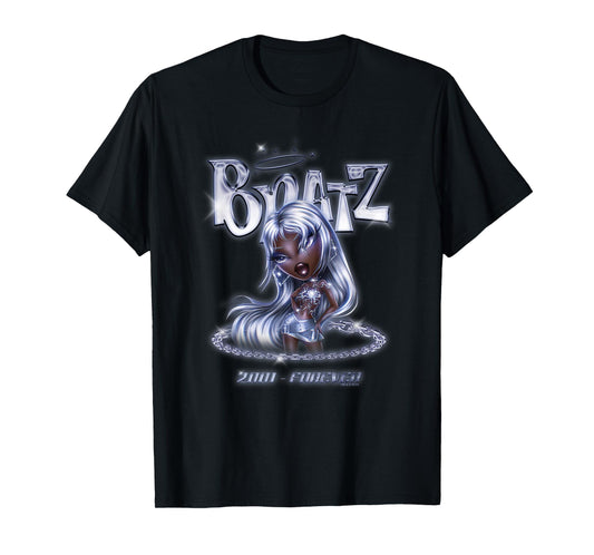 Bratz 2001 - Forever Felicia Silver Chains Vintage Logo T-Shirt