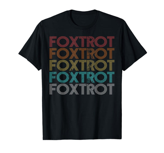 Retro Vintage Foxtrot T-Shirt