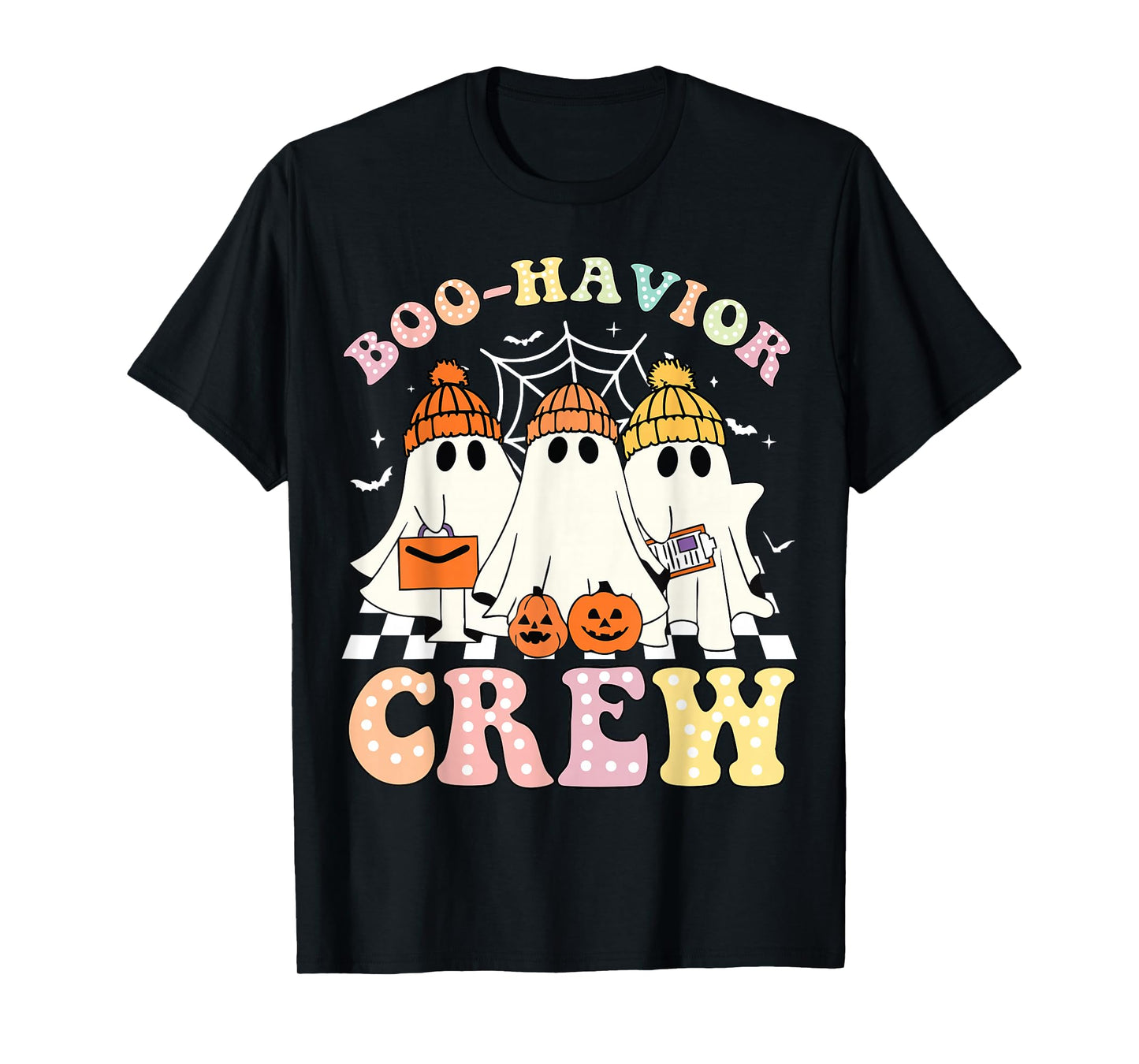 Boo Havior Crew Behavior Analyst Halloween ABA RBT T-Shirt