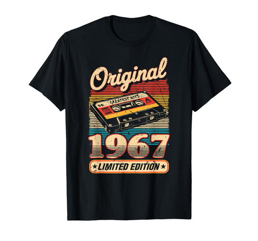 58th Birthday Retro Vintage 1967 Men Women T-Shirt