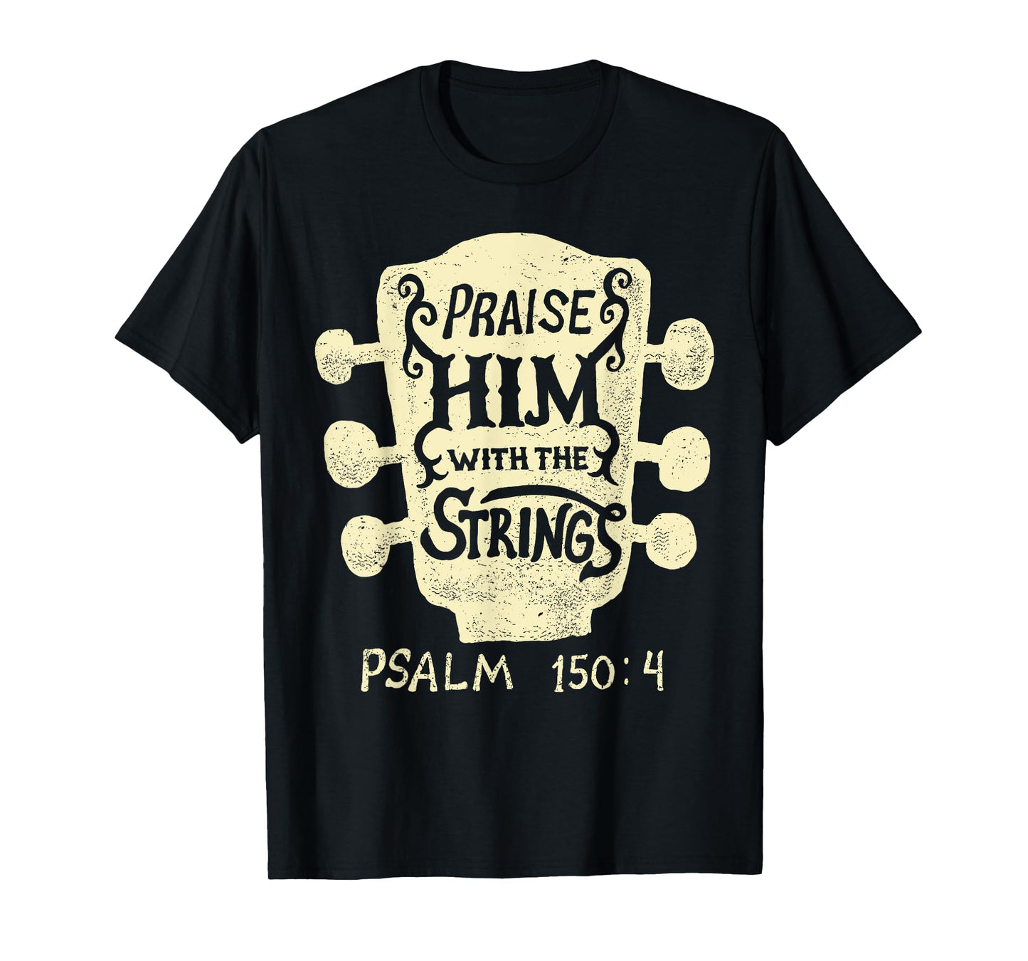 Guitarists Praise Him With The Strings Acoustic Guitar Music T-Shirt
