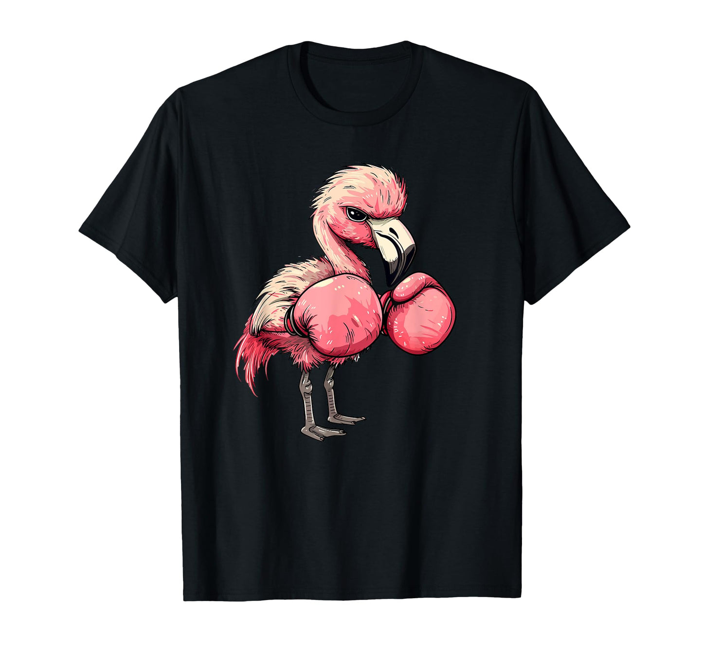 Funny Boxing Flamingo With Pink Gloves Kids Adults T-Shirt