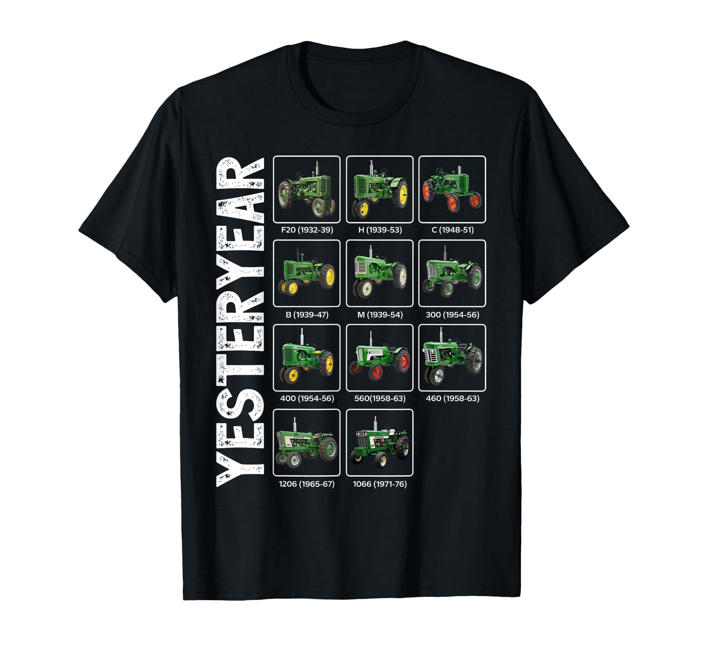 Retro Green Tractor Yesteryear Vintage T-Shirt