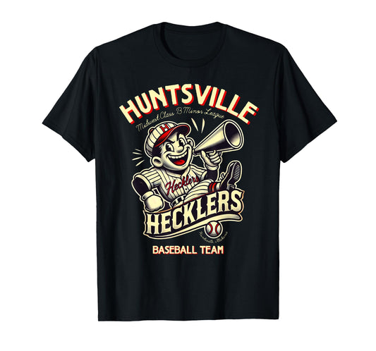 Huntsville Hecklers Funny Minor League Baseball Team T-Shirt