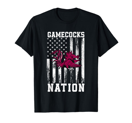New Brockton Gamecocks Logo Nation HS T-Shirt