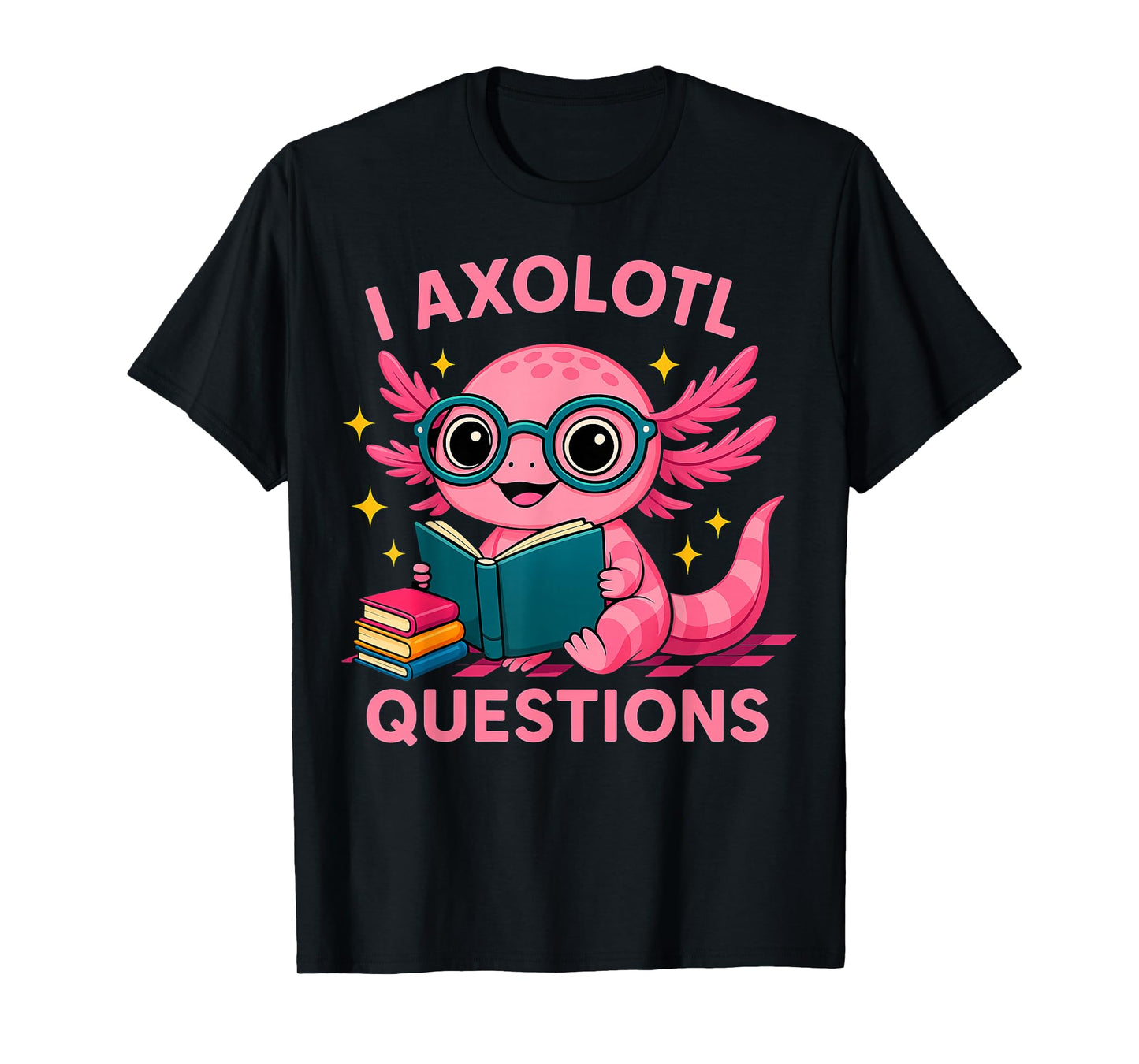 I Axolotl Questions Shirt Adults Youth Kids Retro Vintage T-Shirt
