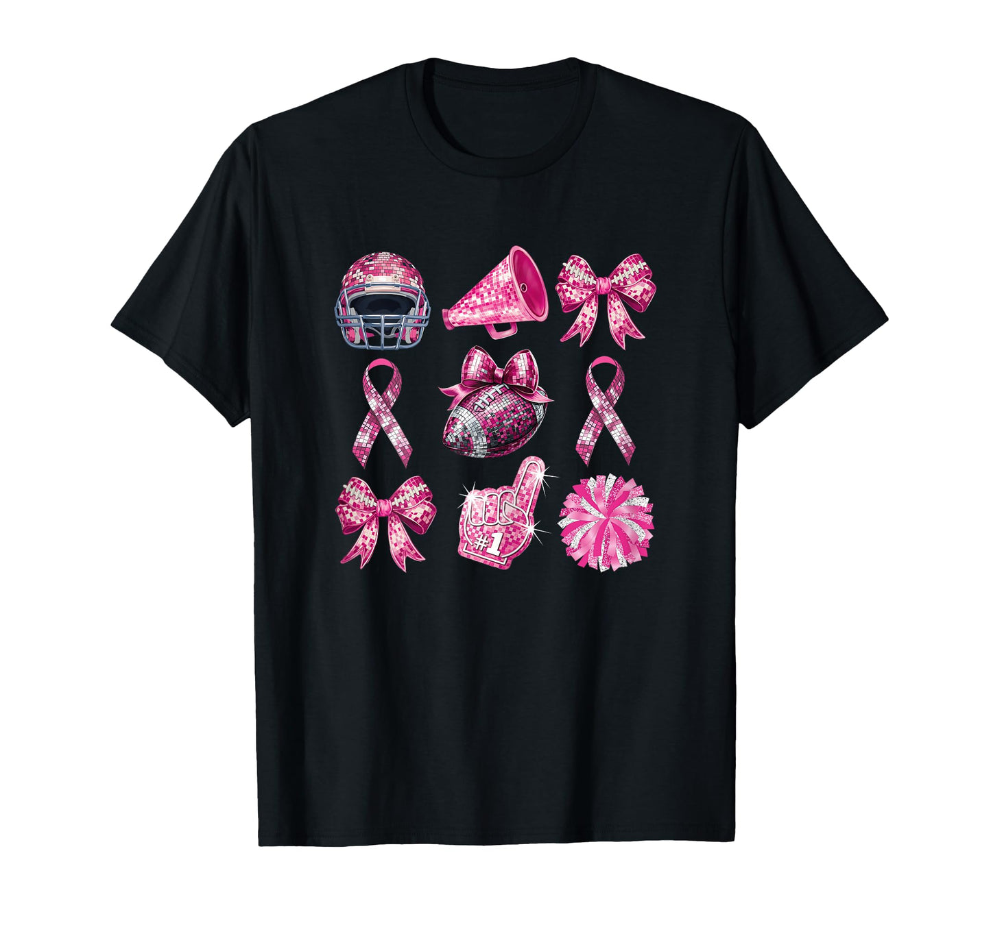 Funny Pink Out Tackle Breast Cancer Awareness For Mothers T-Shirt
