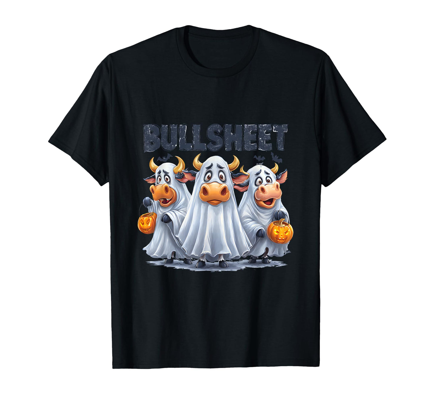 Amazing Spooky Creepy Halloween bullsheet T-Shirt