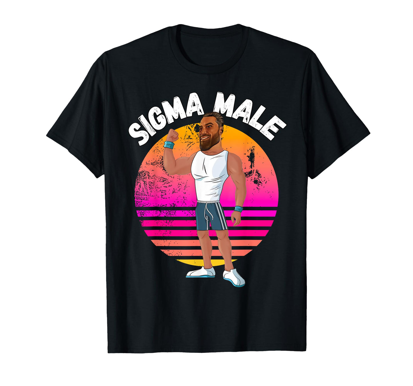 Gigachad Sigma Male Bodybuilder Giga Chad Sigma Grindset T-Shirt