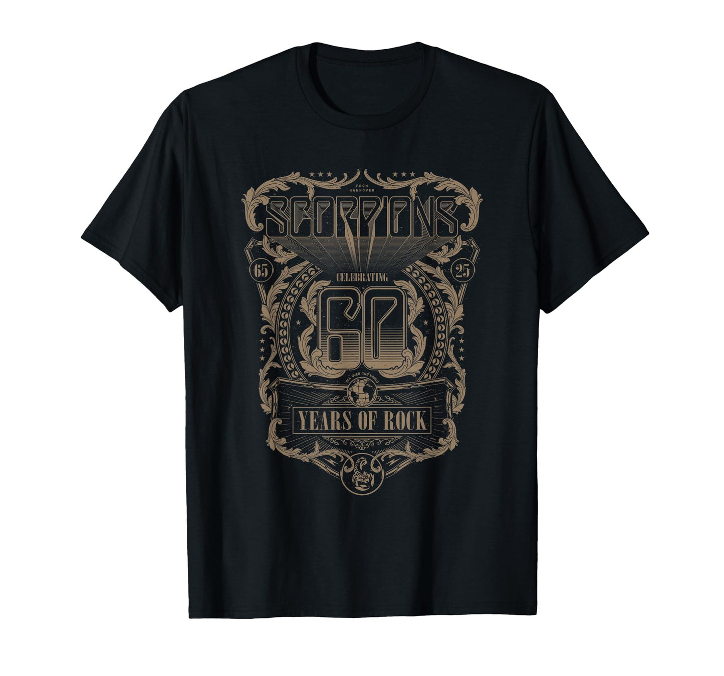 Official Scorpions 60 Years of Rock T-Shirt
