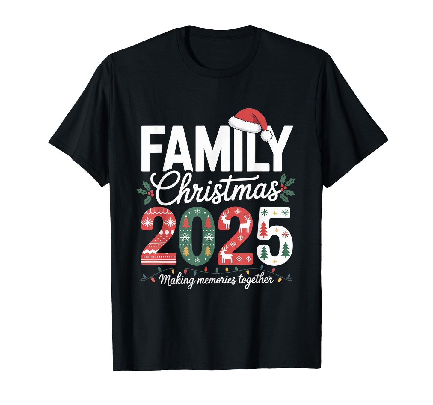 Family Christmas 2025 Santa Squad Matching Outfit T-Shirt