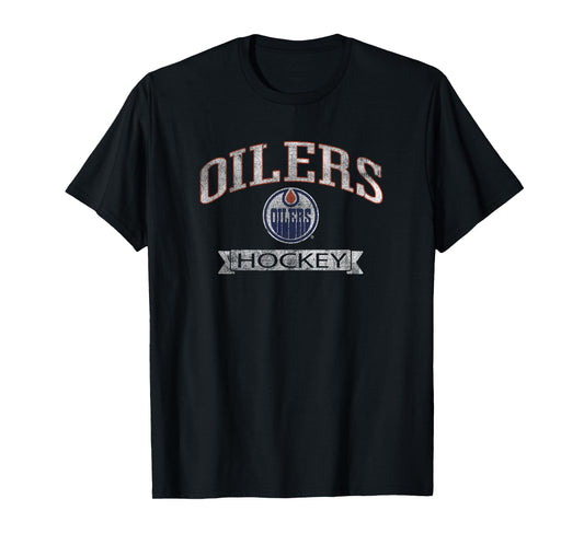 Edmonton Oilers Vintage Hockey Officially Licensed T-Shirt