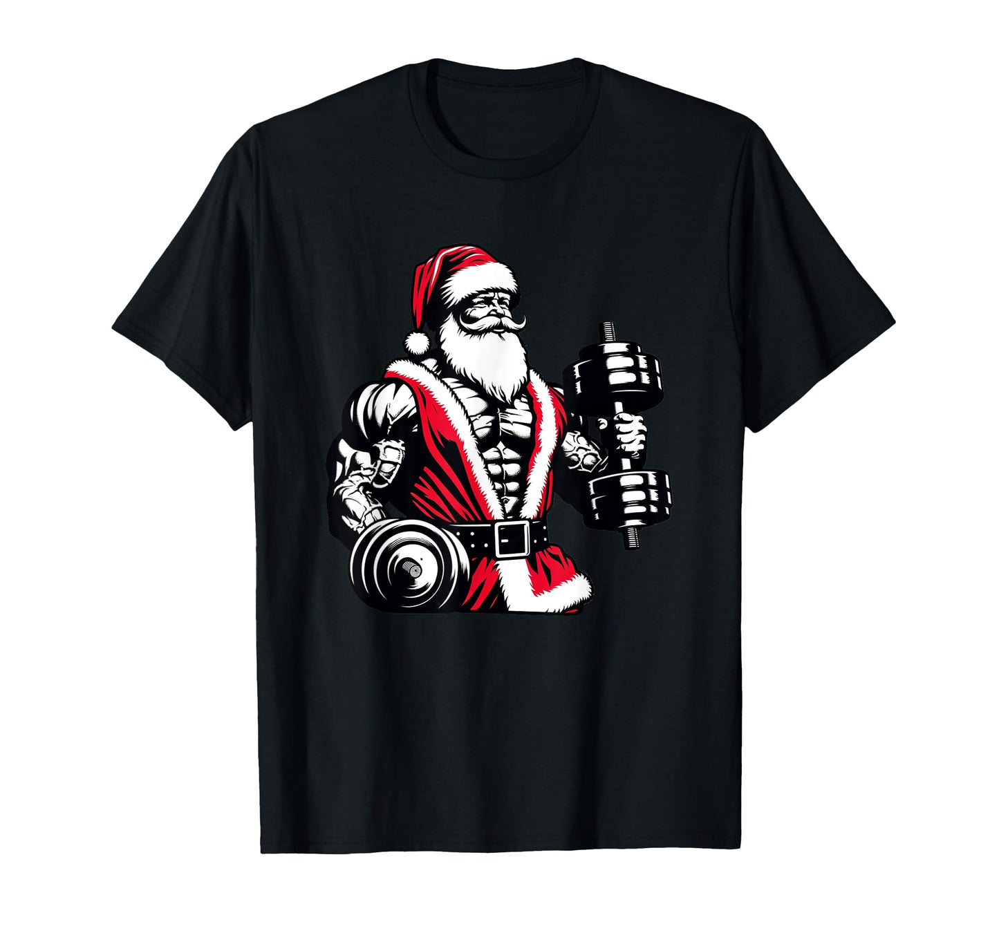 Swole Santa Christmas Gym T-Shirt