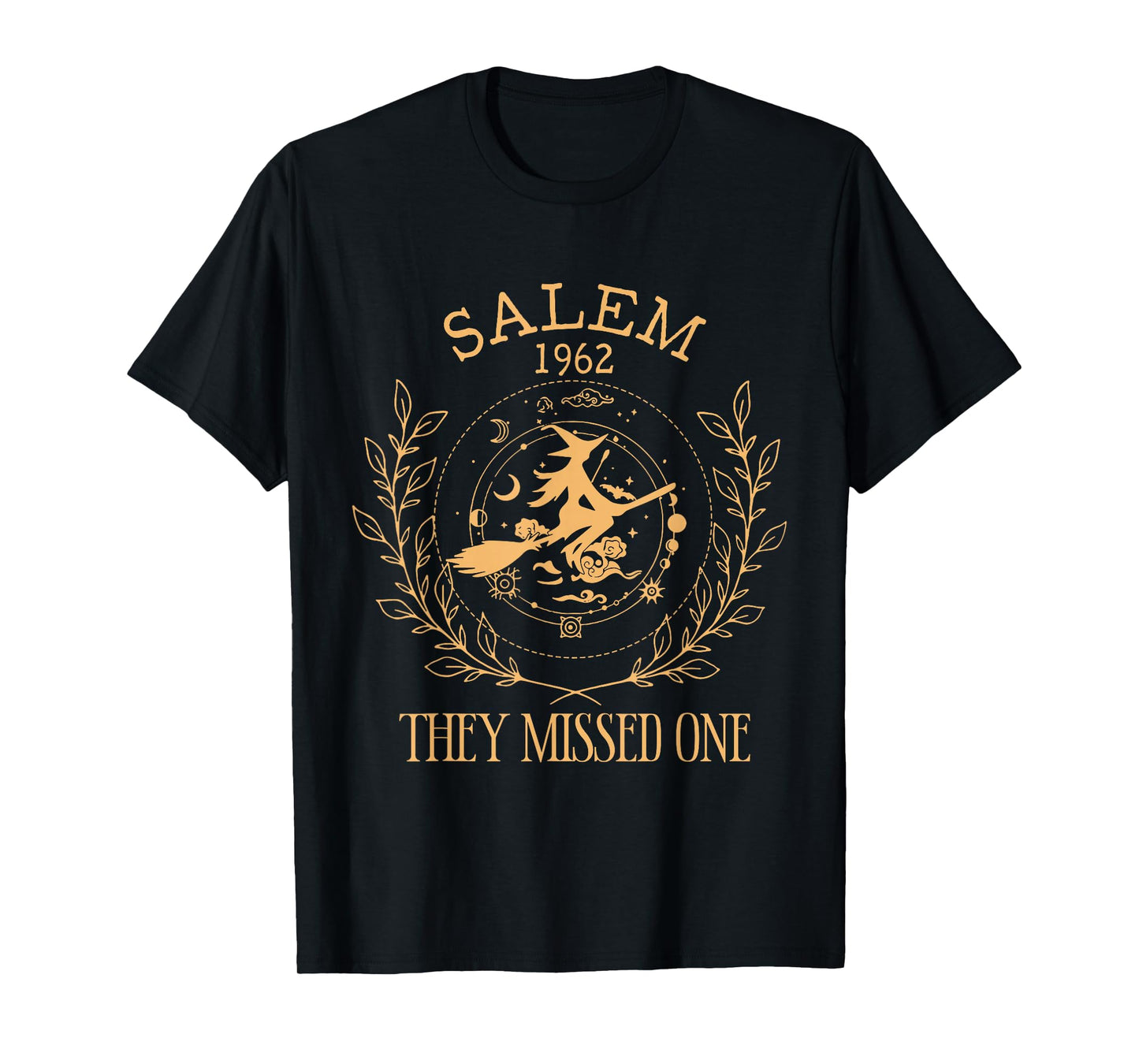 They Missed One Graphic Vintage 1962 Witch on Broom T-Shirt