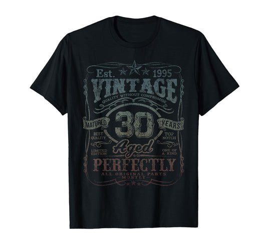 Vintage 1995 Limited Edition Shirt 30 year old 30th Birthday T-Shirt