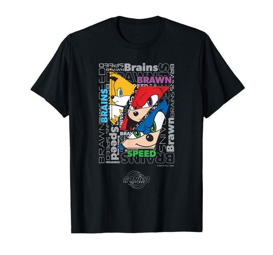 Sonic the Hedgehog 3 - Text Collage T-Shirt