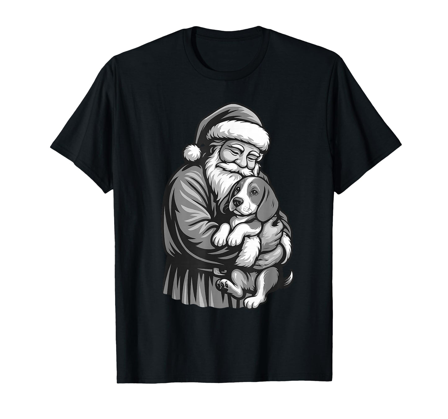Beagle Santa Claus Christmas Dog Lover T-Shirt