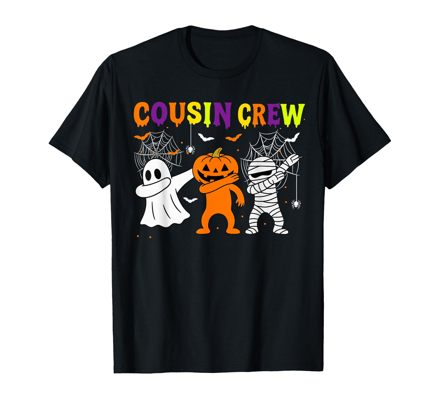 Halloween Cousin Crew 2025 Kids Matching Cousins Spooky T-Shirt