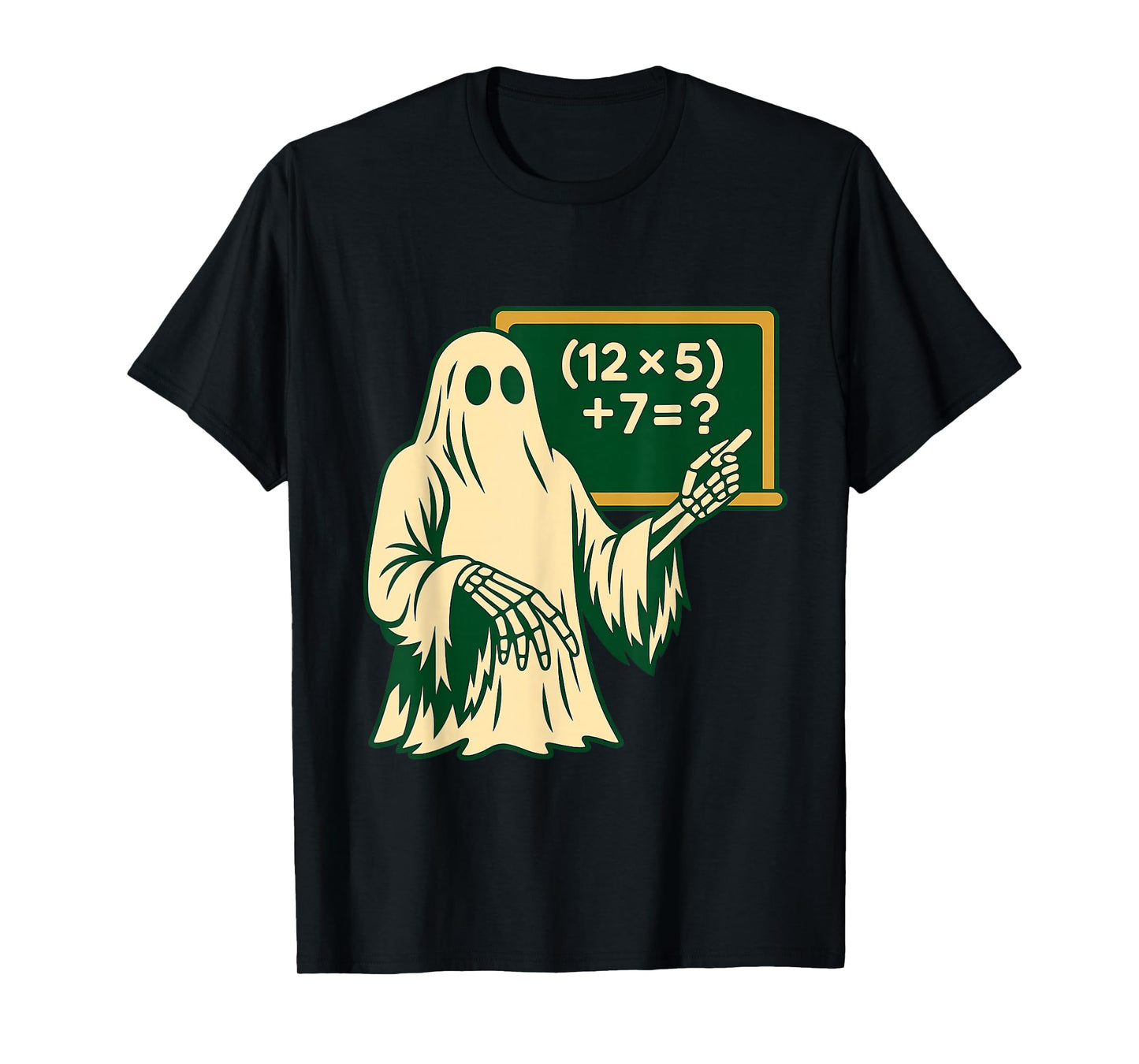 67 Teacher Halloween Ghost Six Seven Meme Brainrot Math Joke T-Shirt