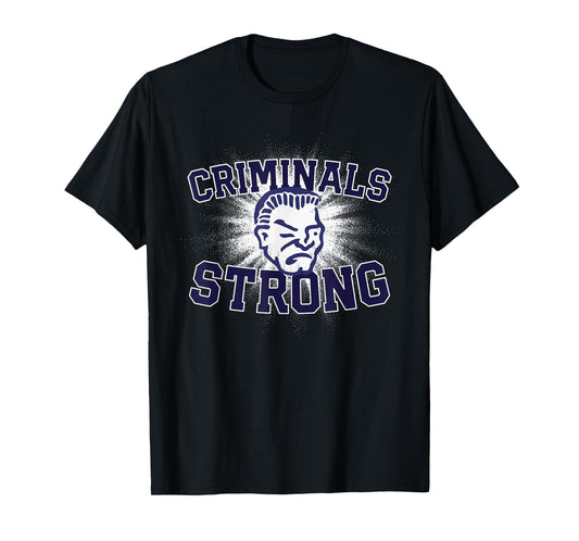 Yuma Criminals Logo Strong Flag HS T-Shirt