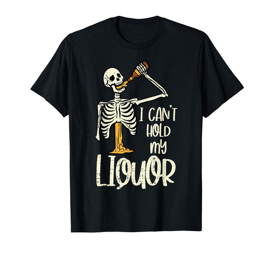 Halloween Cant Hold My Skeleton Funny Costume Dad Men Women T-Shirt