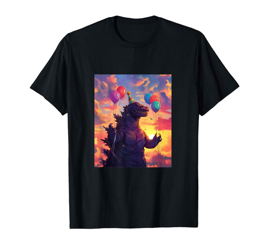 Kaiju Birthday Party Japan Monster Movie Bday Japanese T-Shirt