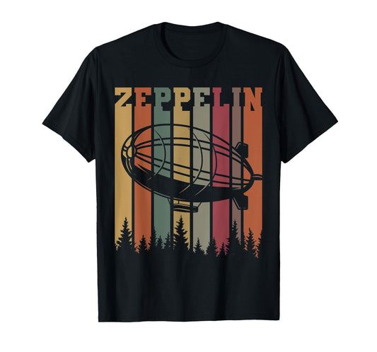 Vintage Zeppelin 80s Dirigible Retro Airship Mens & Womens T-Shirt