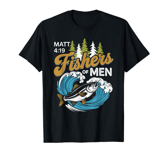 Fishing Jesus Christ Religion Christian Fisher Christianity T-Shirt