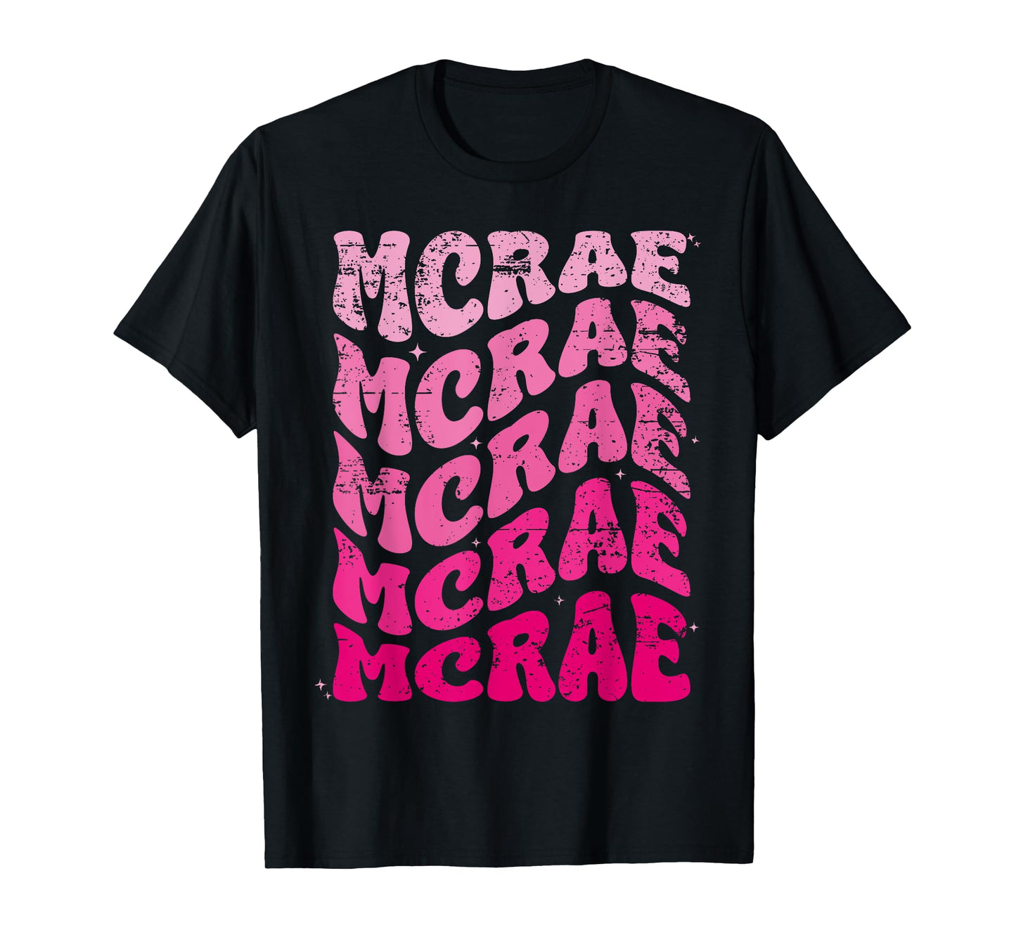 MCRAE Personalized Name I love MCRAE 70's Vintage T-Shirt