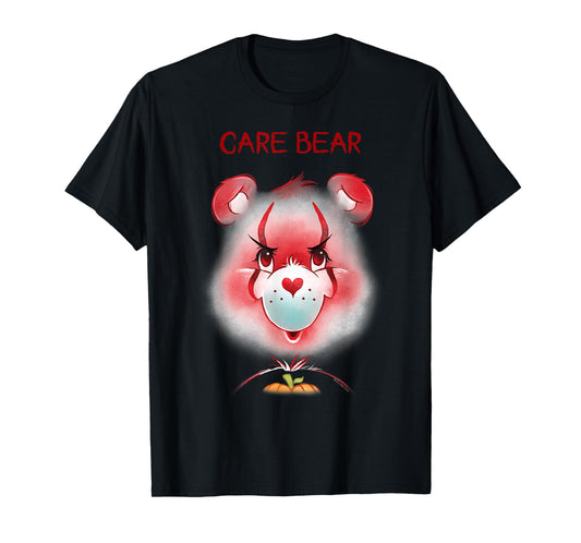 Care Bears Halloween Scary Clown Face Horror Movie Poster T-Shirt