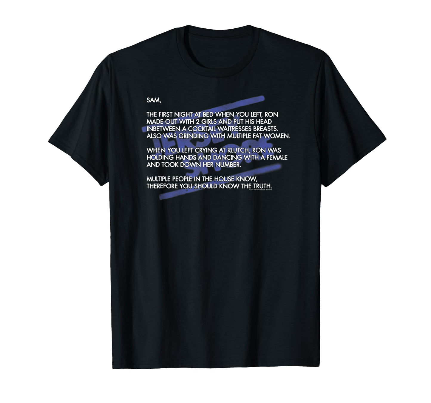 Jersey Shore The Note with Logo Reality TV Show T-Shirt