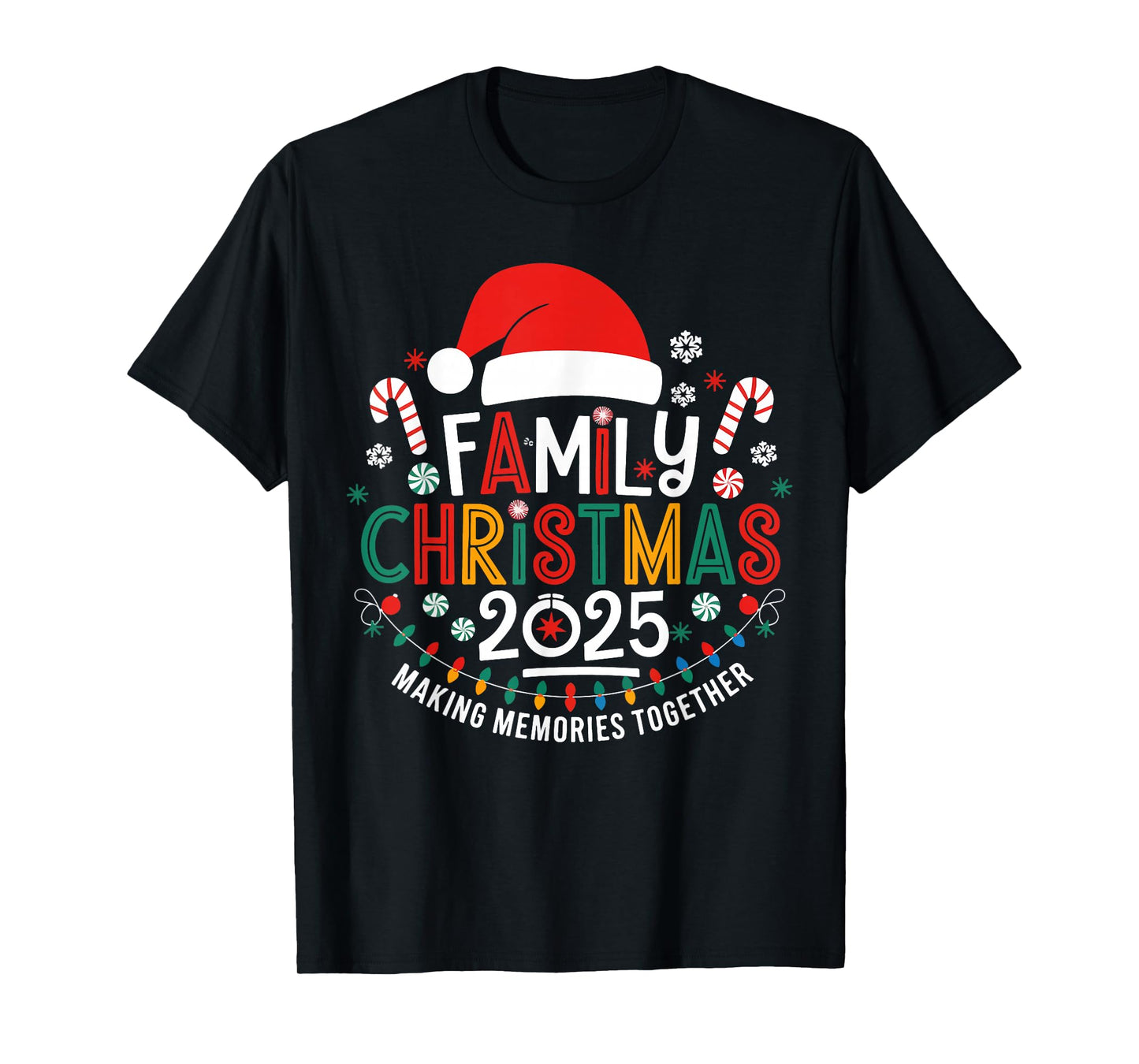 Family Christmas 2025 Matching Squad Xmas Men Women Kids T-Shirt