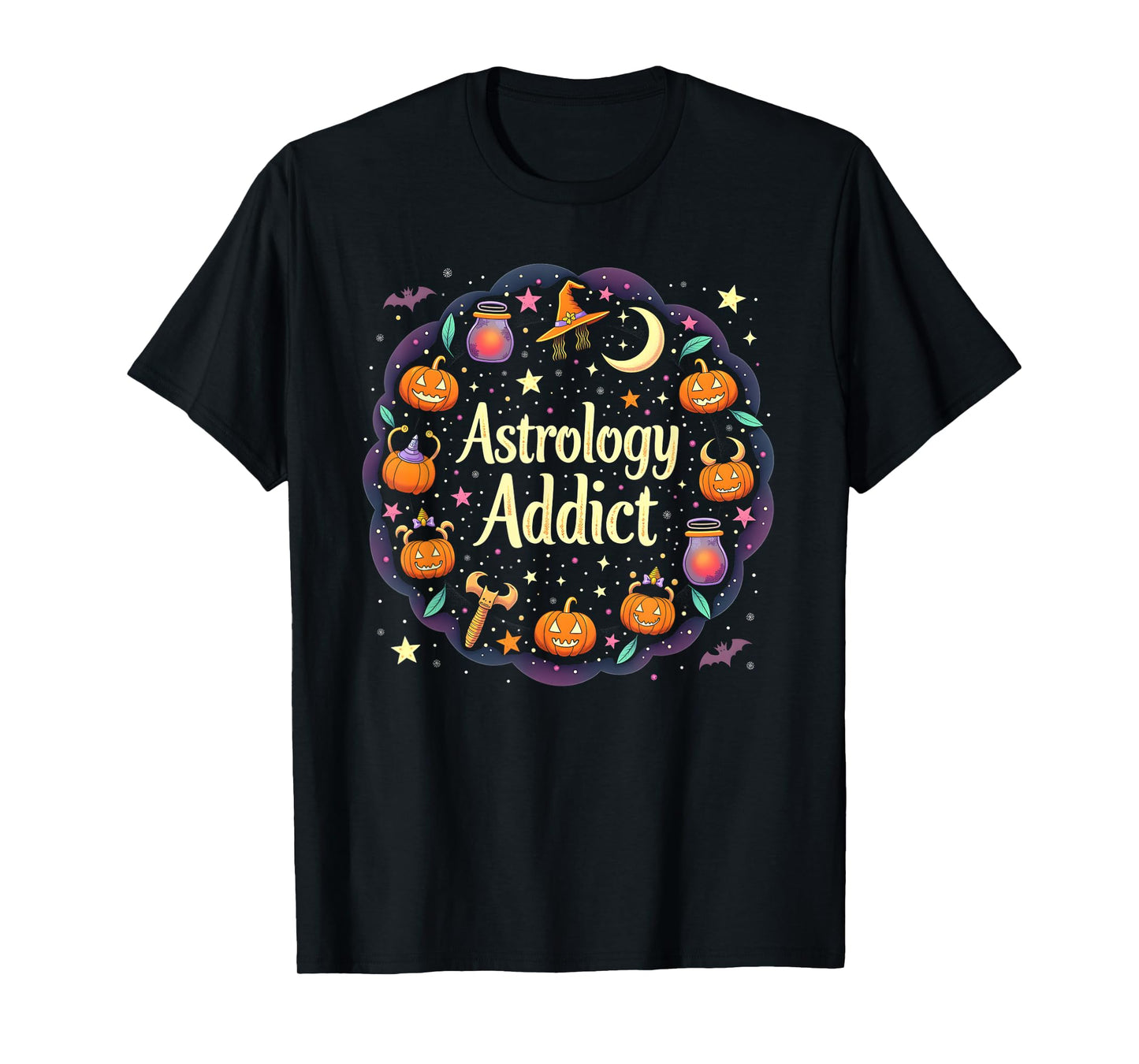 Halloween Witches & Magic Astrology Addict T-Shirt