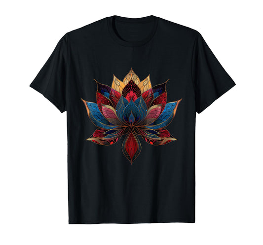 Lotus Flower Vintage Japanese Zen Buddhism Yoga T-Shirt
