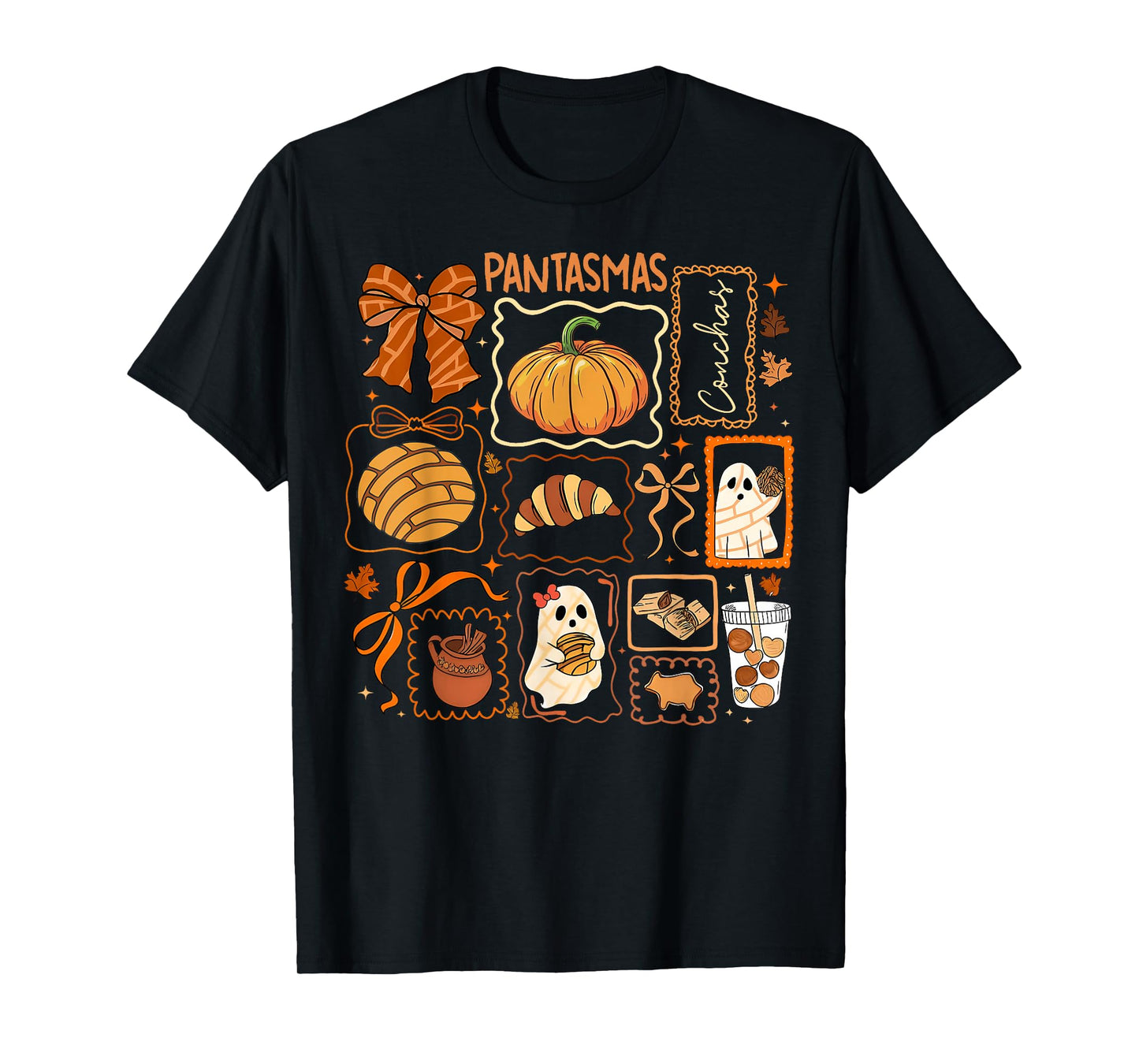 Pantasmas Mexican Spanish Halloween Vibes Spooky Season T-Shirt