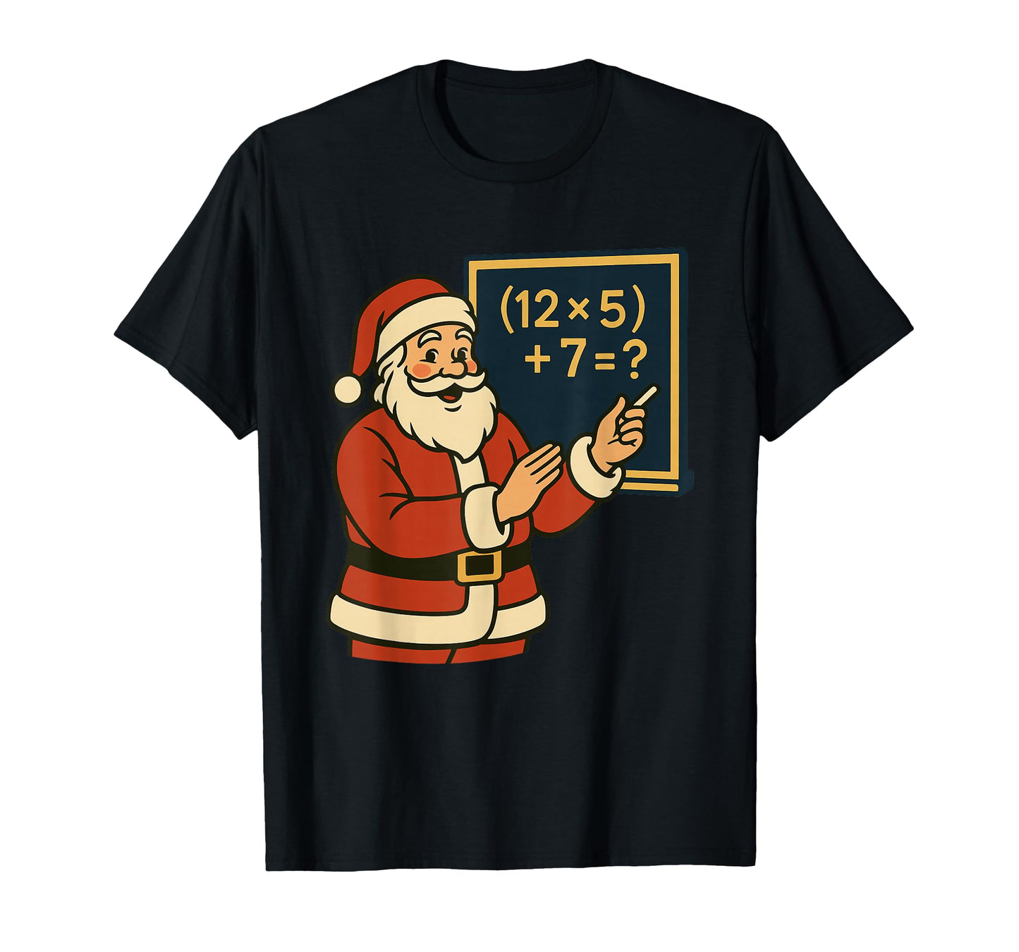 67 Teacher Santa Christmas Six Seven Meme Brainrot Math Xmas T-Shirt