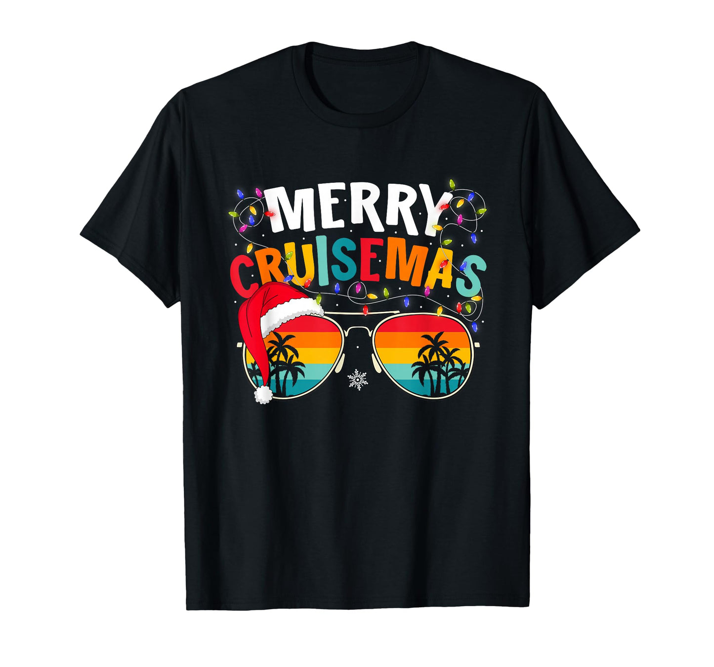 Merry Cruisemas Cruise Ship Cruising Vacation Christmas T-Shirt