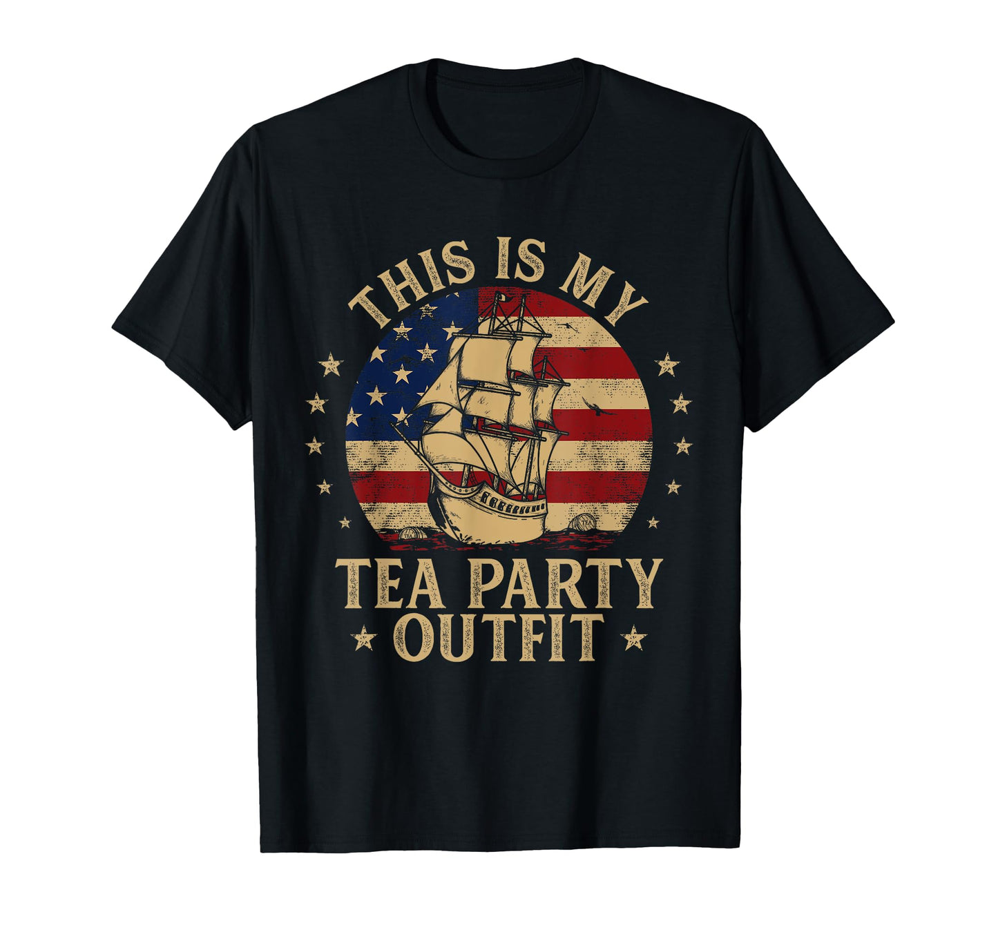 This Is My Tea Party Funny Historian American History Boston T-Shirt