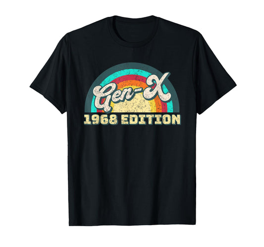 Gen X 1968 Edition Retro Generation Xers Men Women T-Shirt